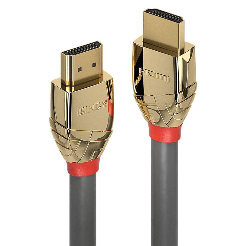 Lindy 37865 câble HDMI 7,5 m HDMI Type A (Standard) Or, Gris