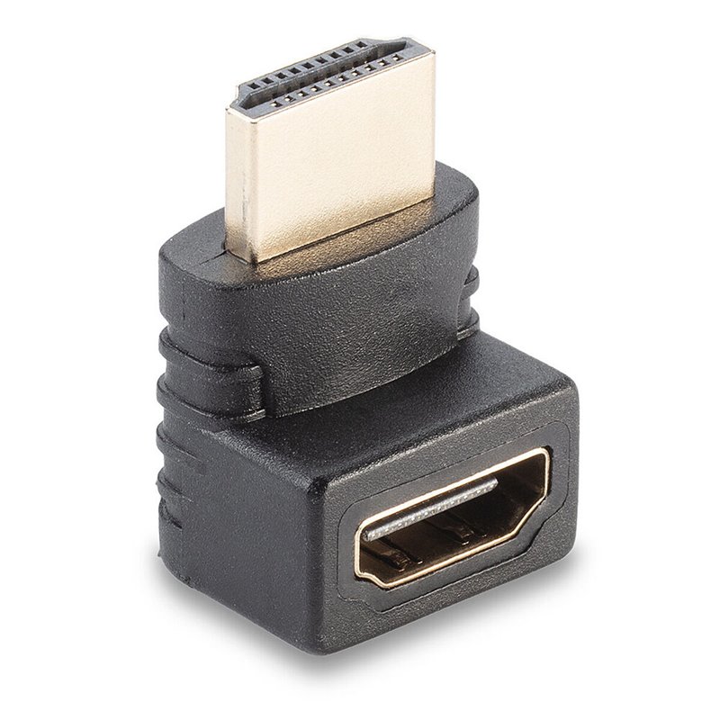 Lindy 41086 changeur de genre de câble HDMI Noir