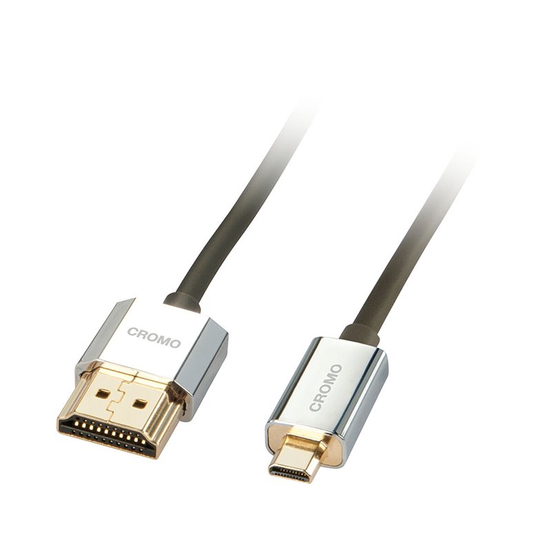 Lindy 41681 câble HDMI 1 m HDMI Type A (Standard) HDMI Type D (Micro) Noir