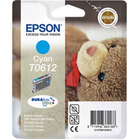 Cartouche d'encre originale Epson T0612 Cyan 26,99 €