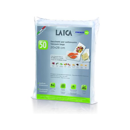 Sacs sous vide LAICA VT3504 20 x 28 cm 50 Unités 58,99 €
