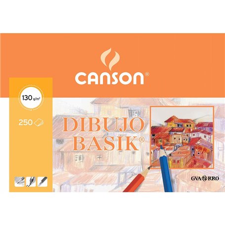 Papier à dessin Canson Basik Blanc A3 130 g 250 Volets 93,99 €