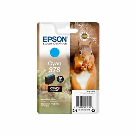 Cartouche d'encre originale Epson C13T37824010 Cyan 26,99 €