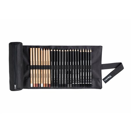 Ensemble de Crayons LYRA Sketching Roll 24 Pièces étui enroulable 51,99 €