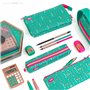 Trousse Scolaire avec Accessoires Milan Copper III 22,5 x 11,5 x 11 cm V 40,99 €