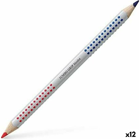 Crayons de couleur Faber-Castell Jumbo Rouge Bleu (12 Unités) 29,99 €