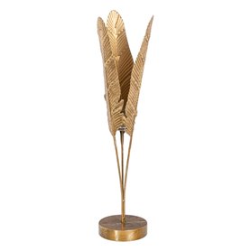 Bougeoir 15 x 15 x 58 cm Verre Doré Métal 88,99 €
