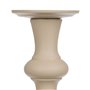 Bougeoir 13 x 13 x 33 cm Aluminium Crème 65,99 €