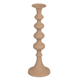 Bougeoir 13 x 13 x 39,5 cm Beige Aluminium 77,99 €