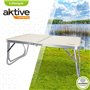 Table Piable Aktive Crème 60 x 25 x 40 cm (4 Unités) 100,99 €