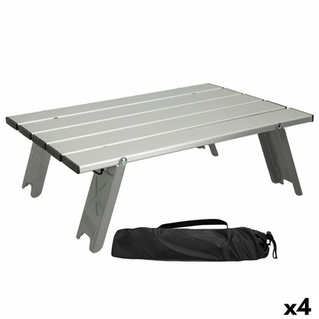 Table Piable Aktive Argenté Aluminium 40 x 13 x 28,5 cm (4 Unités) 73,99 €