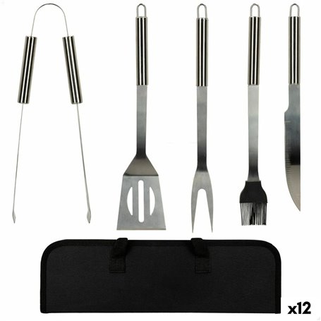 Ustensiles pour barbecues Aktive 7,5 x 35 x 1,9 cm Acier inoxydable Sili 209,99 €