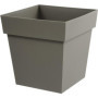EDA Pot de fleur carré Toscane - 39 x 39 x H 39 cm - 38 L - Taupe 106,99 €