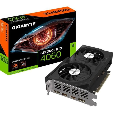 GIGABYTE - Carte Graphique - GeForce RTX 4060 WINDFORCE OC 8G 399,99 €