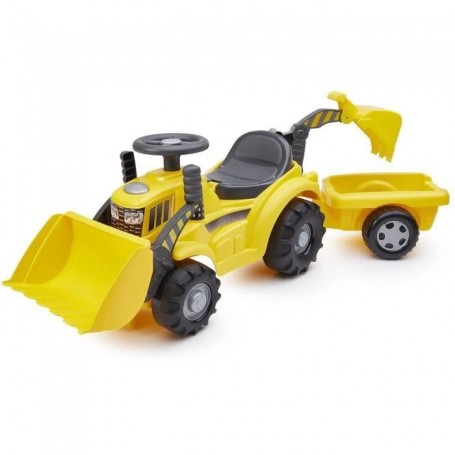 Tricycle Ecoiffier Carrier Jaune Tracteur