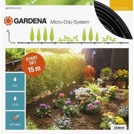 Gardena Kit complet arrosage goutte-a-goutte taille S Micro-Drip Arros
