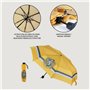 Parapluie pliable Harry Potter Hufflepuff Jaune 53 cm