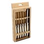 Ensemble de Couteaux Lou Laguiole Rustic Viandes Blanc Métal 6 Unités