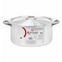 Casserole avec Couvercle Argenté Aluminium 8 L (6 Unités)