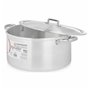 Casserole avec Couvercle Argenté Aluminium 12,5 L (3 Unités)
