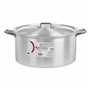 Casserole avec Couvercle Argenté Aluminium 18 L (3 Unités)