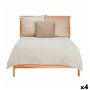 Couvre-lit 240 x 260 cm Beige (4 Unités)