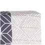 Couette réversible 240 x 260 cm Hexagones Bleu Blanc Gris (6 Unités)