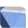 Couette réversible 180 x 260 cm Bleu Blanc (6 Unités)