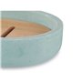 Porte-savon Bleu Résine Bambou 12,5 x 2,5 x 8,5 cm (6 Unités)