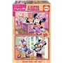 Set de 2 Puzzles   Minnie Mouse Me Time         25 Pièces 26 x 18 cm  