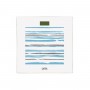 Balance Numérique de Salle de Bain LAICA PS1074 Blanc A rayures Multicou