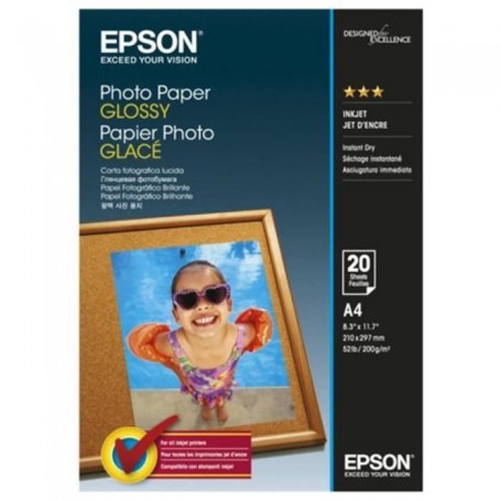 Epson Photo Paper Glossy - A4 - 20 Feuilles