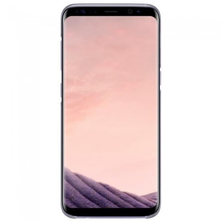 Samsung Coque transparente ultra fine S8+ Lavande