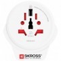 Adaptateur pour Prises Skross 1.500266 Blanc