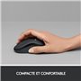 LOGITECH Souris Silencieuse M220 Silent - Sans Fil - Gris/Noir