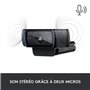 LOGITECH - Webcam HD Pro C920 Refresh - Microphone intégré - Idéal Fac