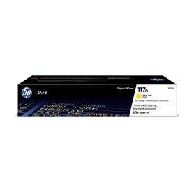 HP 117A Cartouche de toner jaune authentique (W2072A) pour imprimantes