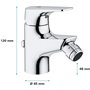 GROHE Mitigeur monocommande bidet Start Flow. chromé. 23770000