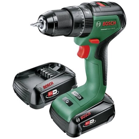 Perceuse visseuse Bosch UniversalImpact 18V60 (+2xbatteries 2.0Ah) + c