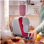 Robot de cuisine - BOSCH Kitchen machine MUM5 - Rouge foncé/silver - 1