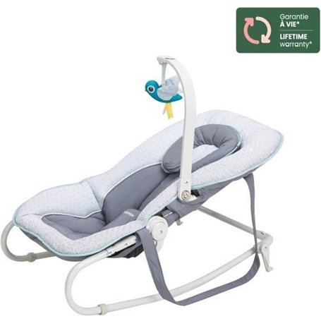 Babymoov Transat pour bébé Graphik Bleu et gris