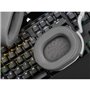 Casque gaming CORSAIR HS65 SURROUND - Blanc. son surround Dolby Audio 