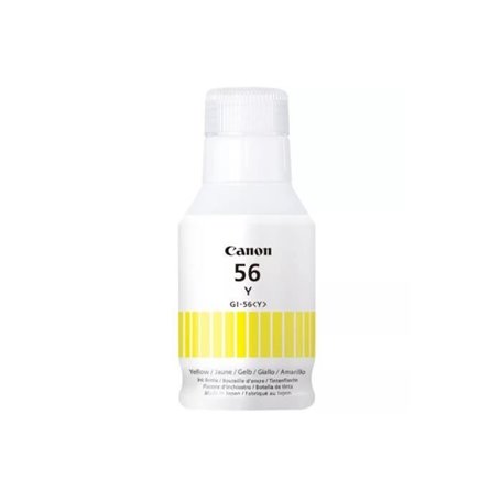 Bouteille d'encre - CANON - GI-56BK - Jaune - Compatibilité MAXIFY GX 