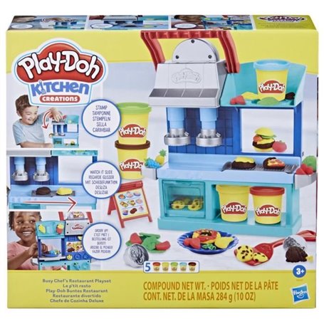 Play-Doh Kitchen Creations. Le p'tit resto. coffret de cuisine avec pâ