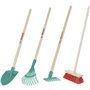 Outils de jardinage Bosch en bois et plastique. 4 pieces - KLEIN - 279