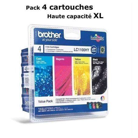 Brother LC1100HY Cartouches d'encre Multipack Coul