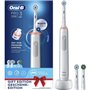 Brosse a dents électrique ORAL-B Pro 3 - 3 brossettes incluses - blanc