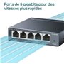 Switch Ethernet Gigabit - TP-LINK - 10/100/1000 Mbps - 5 ports RJ45 me