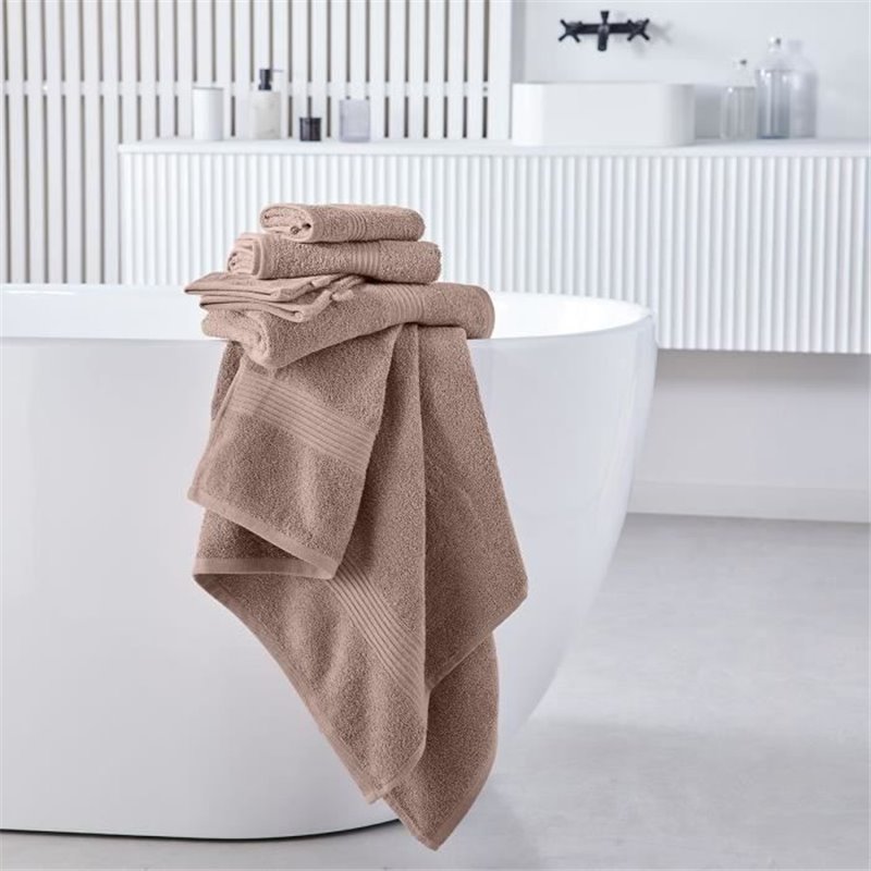 Image secondaire de Ensemble de serviettes de toilette TODAY 4 Unités Rose clair