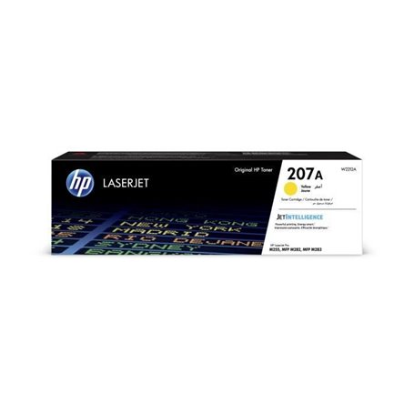 TONER HP 207 (W2212A) jaune - cartouche authentique pour imprimantes H